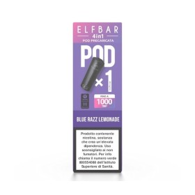 ElfBar - ELFBAR 4IN1 POD PRECARICATE 20mg/ml - BLUE RAZZ LEMONADE - 1 PEZZO