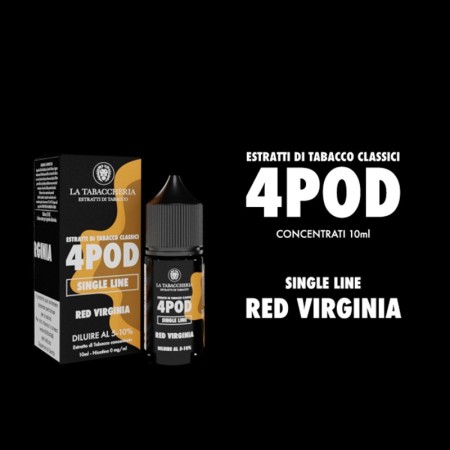 La Tabaccheria - 4Pod Single Line - RED VIRGINIA - aroma 10ml