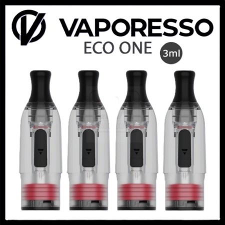 Vaporesso - NUOVE Eco One MESH T-POD 0.8ohm 3ml - 4 PEZZI
