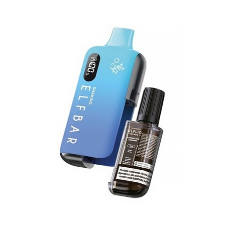 ElfBar - EB6000 SHAKING KIT 650mAh CON ELFLIQ EB6000 DA 10ml - 20mg/ml - Blueberry Sour Raspberry