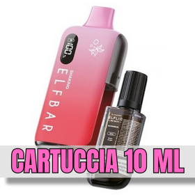 ElfBar - EB6000 SHAKING KIT 650mAh CON ELFLIQ EB6000 DA 10ml - 20mg/ml - Watermelon