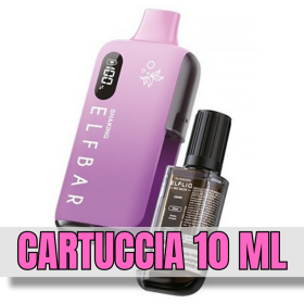 ElfBar - EB6000 SHAKING KIT 650mAh CON ELFLIQ EB6000 DA 10ml - 20mg/ml - Grape
