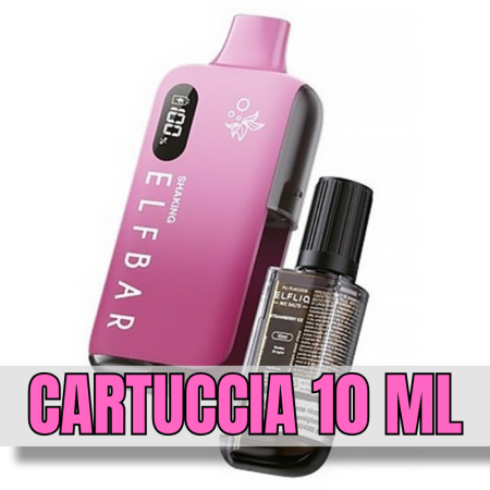 ElfBar - EB6000 SHAKING KIT 650mAh CON ELFLIQ EB6000 DA 10ml - 20mg/ml - Strawberry Ice