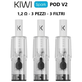 Kiwi Vapor - Kiwi Spark POD DI RICAMBIO V2 da 1,2Ω - 3 PEZZI