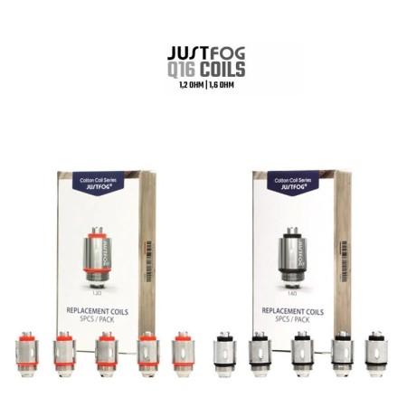 Justfog Serie Q14 - Q16 RESISTENZE 1.2 / 1.6ohm - PACK 5 PEZZI