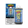 Monster Vape - KIT MONSTER PUFF 1000mAh CON REFILL MONSTER PUFF DA 10ml - con sali di nicotina 20mg/ml - Mixed Berries Ice