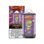 Monster Vape - KIT MONSTER PUFF 1000mAh CON REFILL MONSTER PUFF DA 10ml - con sali di nicotina 20mg/ml - Orange Grape