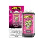 Monster Vape - KIT MONSTER PUFF 1000mAh CON REFILL MONSTER PUFF DA 10ml - con sali di nicotina 20mg/ml - Strawberry Candy