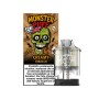 Monster Vape - REFILL MONSTER PUFF DA 10ml - con sali di nicotina 20mg/ml - Creamy Tobacco