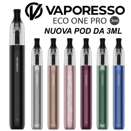 Vaporesso - ECO ONE PRO KIT 1400mah - Nuova Pod da 3ml