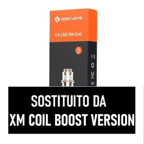 GeekVape - Zeus Sub Ohm Z COIL 0.15ohm XM - 5 PEZZI (SOSTITUITO DA XM COIL BOOST VERSION)
