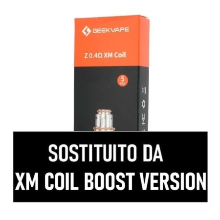 GeekVape - Zeus Sub Ohm Z COIL XM 0.40 Ohm - (5 PEZZI SOSTITUITO DA XM COIL BOOST VERSION)