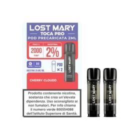 Lost Mary - POD PRECARICATE TOCA PRO 20mg/ml - Cherry Cloudd - 2 PEZZI