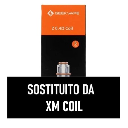 GeekVape - Zeus Sub Ohm COIL MESH Z1 0.4ohm - 5 PEZZI (SOSTITUITO DA XM COIL)