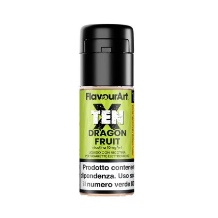 Flavour Art - Ten X - DRAGON FRUIT 10mg/ml - Liquido pronto ai sali di nicotina 10ml