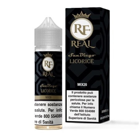 SHOT - Real Farma - SAN DIEGO LICORICE - aroma 20+40 in flacone da 60ml