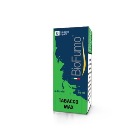 Biofumo - TABACCO MAX - 0mg/ml - Liquido pronto 10ml