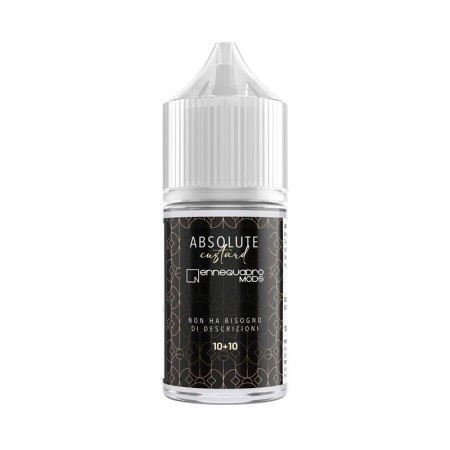 MINI SHOT - Ennequadro Mods - ABSOLUTE CUSTARD - aroma 10+10 in flacone da 30ml