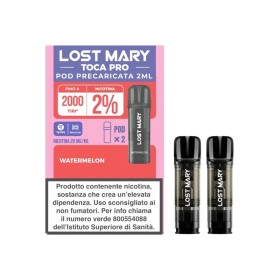 Lost Mary - POD PRECARICATE TOCA PRO 20mg/ml - Watermelon - 2 PEZZI