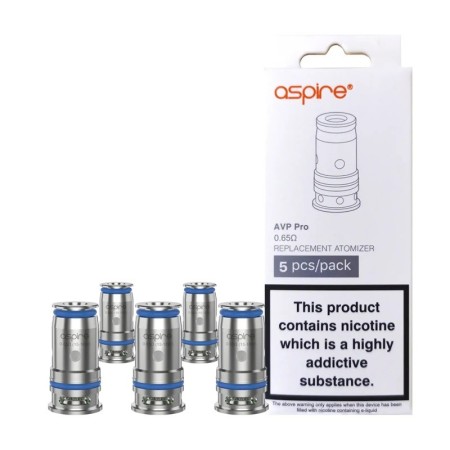 Aspire - RESISTENZE AVP PRO MESH COIL 0.65Ohm - PACK 5 PEZZI