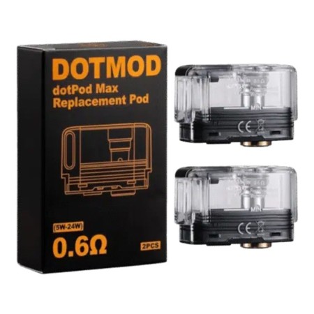 DotMod - DOTPOD MAX Tank con resistenza integrata da 0,6ohm - 2 Pezzi