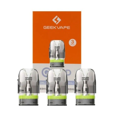 Geekvape - POD DI RICAMBIO da 3ml SERIE Q SIDE FILL 0,8ohm - 3 PEZZI