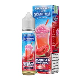 SHOT - King Liquid - Granitika - AMARENA e ANGURIA - aroma 20+40 in flacone da 60ml