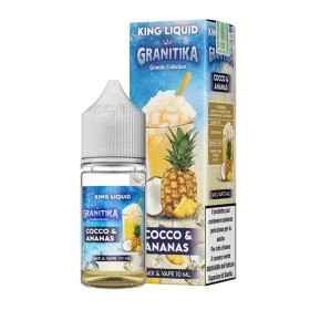 MINI SHOT - King Liquid - Granitika - COCCO e ANANAS - aroma 10+10 in flacone da 30ml