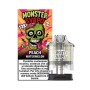 Monster Vape - REFILL MONSTER PUFF DA 10ml - con sali di nicotina 20mg/ml - Peach Watermelon