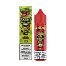 SHOT - Monster Vape - LEMON LIME - aroma 20+40 in flacone da 60ml