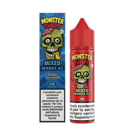 SHOT - Monster Vape - MIIXED BERRIES ICE - aroma 20+40 in flacone da 60ml
