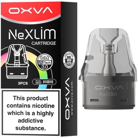 Oxva - NEXLIM POD DI RICAMBIO TOP FILL DA 0.6 ohm - 3 PEZZI - 4ml