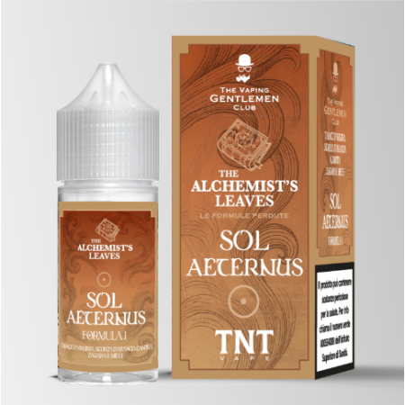 MINI SHOT - The Vaping Gentlemen Club - The Alchemist’s Leaves - SOL AETERNUS - aroma  10+10 in flacone da 30ml