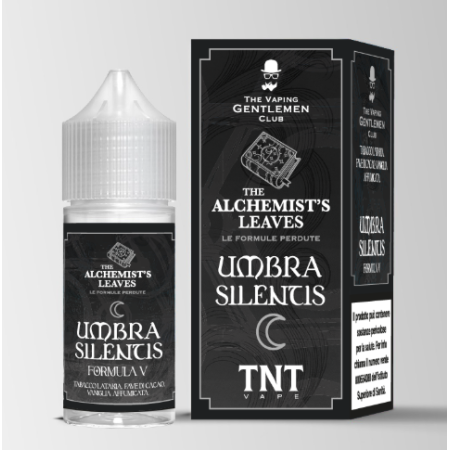 MINI SHOT - The Vaping Gentlemen Club - The Alchemist’s Leaves - UMBRA SILENTIS - aroma  10+10 in flacone da 30ml