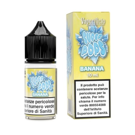 MINI SHOT - Vaporificio - Super Pops - BANANA - aroma 10+10 in flacone da 30ml
