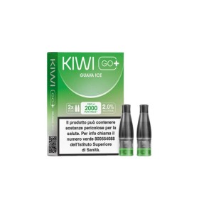 Kiwi Vapor - POD PRECARICATE per Kiwi Go+ 10mg/ml - Guava Ice - 2 PEZZI