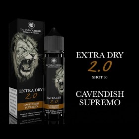 SHOT - La Tabaccheria - Extra Dry 2.0 - CAVENDISH SUPREMO - aroma 20+40 in flacone da 60ml